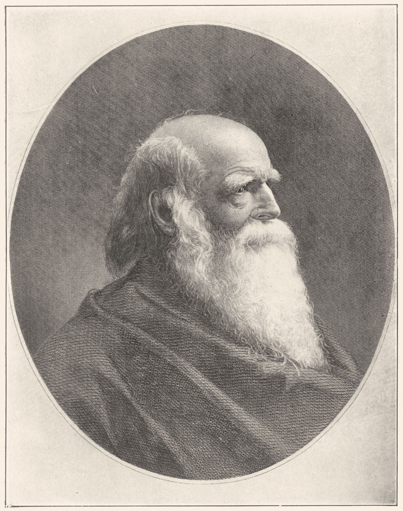 JOURNALISTS. William Cullen Bryant 1907 old antique vintage print picture